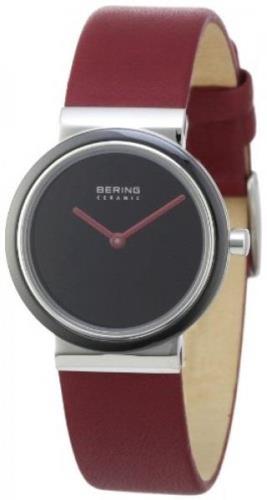 Bering Naisten kello 10729-642 Ceramic Musta/Nahka Ø29 mm