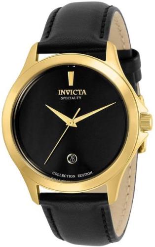 Invicta Miesten kello 31123 Specialty Musta/Nahka Ø40 mm