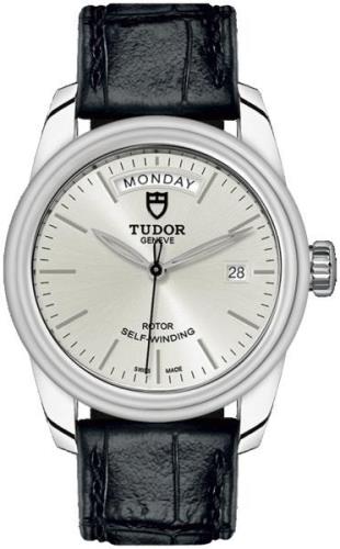 Tudor M56000-0018 Glamour Day-Date Hopea/Nahka Ø39 mm