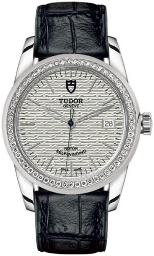 Tudor M55020-0059 Glamour Date Hopea/Nahka Ø36 mm