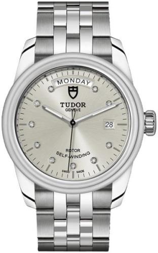 Tudor M56000-0006 Glamour Day-Date Hopea/Teräs Ø39 mm