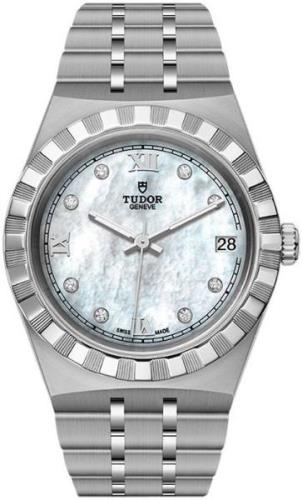 Tudor Naisten kello M28400-0005 Royal Valkoinen/Teräs Ø34 mm