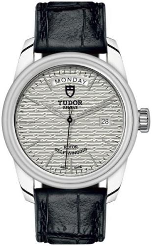 Tudor M56000-0043 Glamour Day-Date Hopea/Nahka Ø39 mm