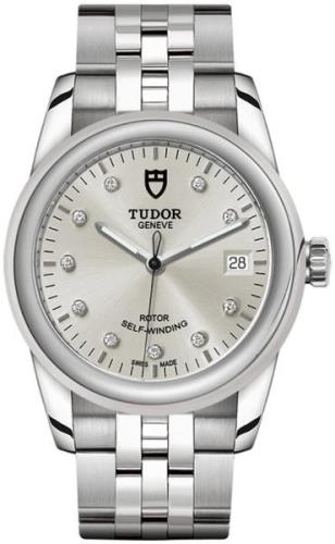 Tudor M55000-0006 Glamour Date Hopea/Teräs Ø36 mm