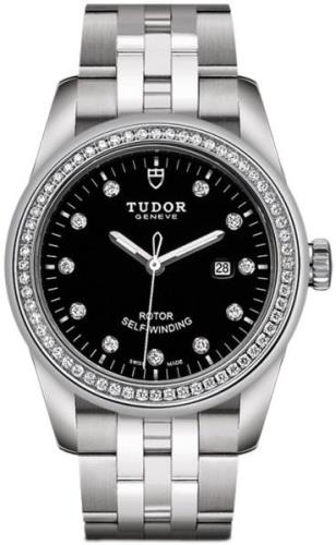 Tudor Naisten kello M53020-0007 Glamour Date Musta/Teräs Ø31 mm