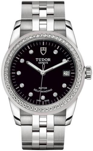 Tudor M55020-0007 Glamour Date Musta/Teräs Ø36 mm