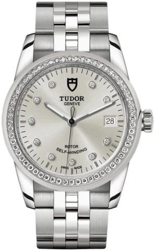 Tudor M55020-0003 Glamour Date Hopea/Teräs Ø36 mm