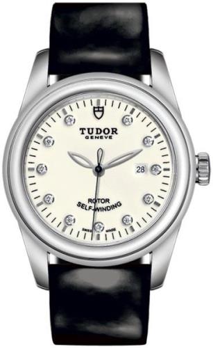 Tudor Naisten kello M53000-0092 Glamour Date Valkoinen/Nahka Ø31 mm
