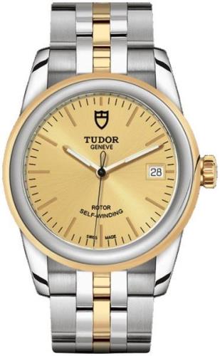 Tudor M55003-0005 Glamour Date Kullattu/Kullansävytetty teräs Ø36