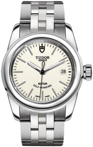 Tudor Naisten kello M51000-0027 Glamour Date Valkoinen/Teräs Ø26 mm