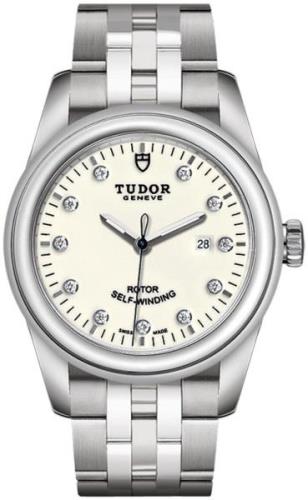 Tudor Naisten kello M53000-0080 Glamour Date Valkoinen/Teräs Ø31 mm