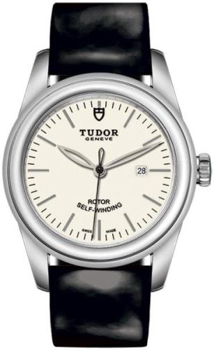 Tudor Naisten kello M53000-0085 Glamour Date Valkoinen/Nahka Ø31 mm