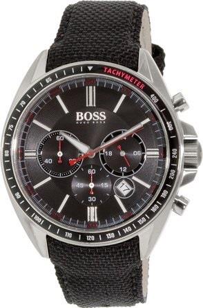 Hugo Boss Miesten kello 1513087 Sport Musta/Nahka Ø44 mm