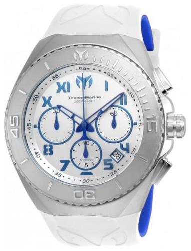 Technomarine Miesten kello TM-215063 Manta Steel Hopea/Kumi Ø48 mm