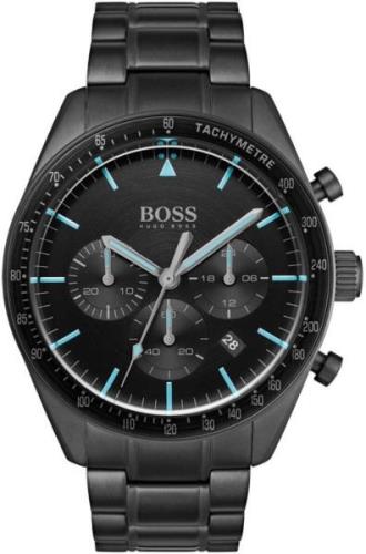 Hugo Boss Miesten kello 1513675 Musta/Teräs Ø44 mm