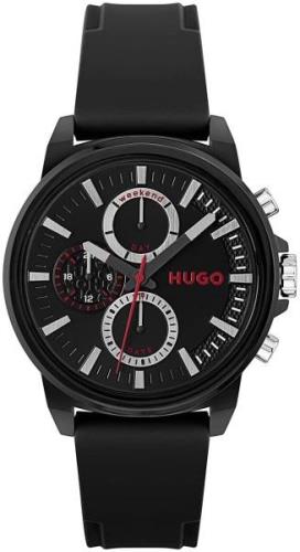 Hugo Boss Miesten kello 1530256 Relax Musta/Muovi Ø44 mm