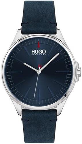 Hugo Boss Miesten kello 1530202 Smash Sininen/Nahka Ø43 mm