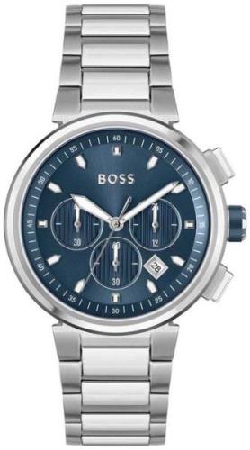 Hugo Boss Miesten kello 1513999 One Sininen/Teräs Ø44 mm