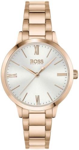 Hugo Boss Naisten kello 1502582 Hopea/Punakultasävyinen Ø34 mm