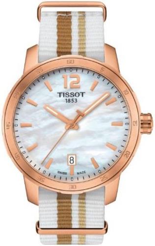 Tissot T0954103711700 Quickster Valkoinen/Tekstiili Ø40 mm