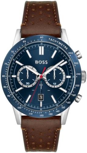 Hugo Boss Miesten kello 1513921 Allure Sininen/Nahka Ø44 mm