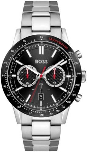 Hugo Boss Miesten kello 1513922 Allure Musta/Teräs Ø44 mm