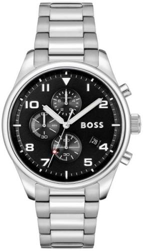 Hugo Boss Miesten kello 1514008 View Musta/Teräs Ø44 mm