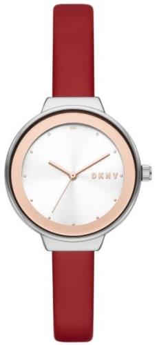 DKNY Naisten kello NY2989SET Astoria Hopea/Nahka Ø32 mm