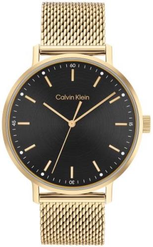 Calvin Klein Miesten kello 25200049 Classic Musta/Kullansävytetty