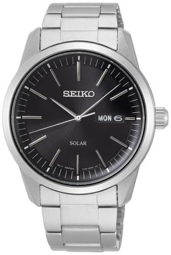 Seiko Miesten kello SNE527P1 Solar Musta/Teräs Ø40 mm