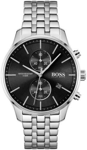 Hugo Boss Miesten kello 1513869 Associate Musta/Teräs Ø42 mm