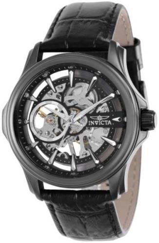 Invicta Miesten kello 37951 Vintage Luurankokello/Nahka Ø42 mm