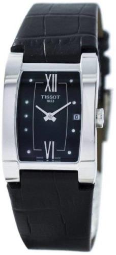 Tissot Naisten kello T105.309.16.126.00 T-Lady Musta/Nahka