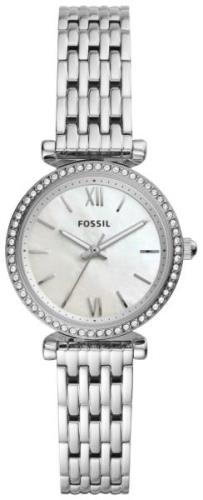Fossil Naisten kello ES4647 Carlie Mini Valkoinen/Teräs Ø28 mm