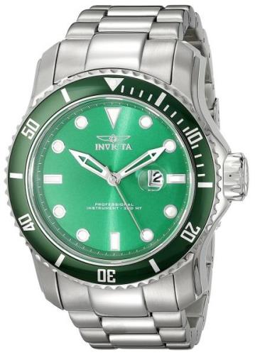 Invicta Miesten kello 20096 Pro Diver Vihreä/Teräs Ø48 mm