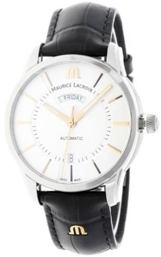 Maurice Lacroix Miesten kello PT6358-SS001-23E-2 Pontos Hopea/Nahka