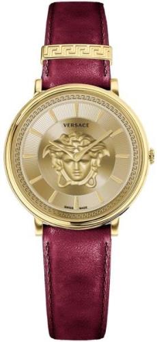 Versace Naisten kello VE8103821 V Circle Kulta/Nahka Ø38 mm