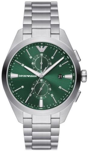 Emporio Armani Miesten kello AR11480 Claudio Vihreä/Teräs Ø43 mm