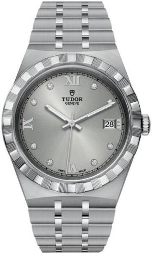 Tudor M28500-0002 Royal Hopea/Teräs Ø38 mm