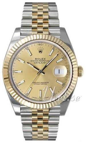 Rolex Miesten kello 126333-0010 Datejust41 Kullattu/18K keltakultaa