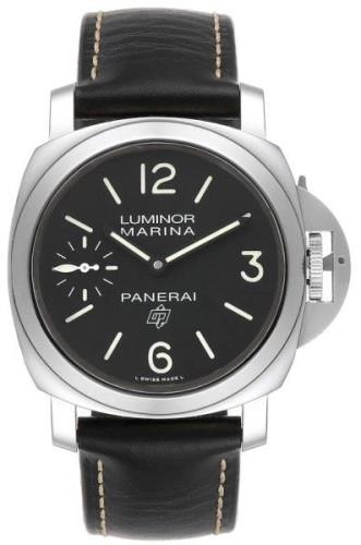 Panerai Miesten kello PAM00776 Luminor Musta/Nahka Ø44 mm