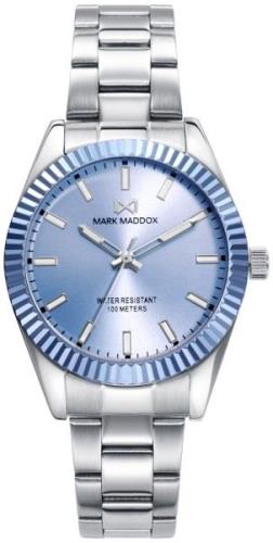 Mark Maddox Naisten kello MM1000-37 Classic Sininen/Teräs Ø32 mm