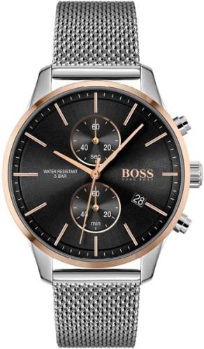 Hugo Boss Miesten kello 1513805 Musta/Teräs Ø42 mm