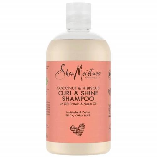 Shea Moisture Coconut & Hibiscus Curl & Shine -shampoo 379ml
