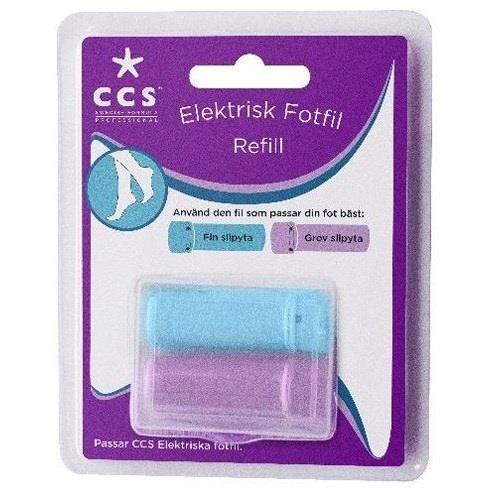 CCS Elektrisk Jalkaraspi Täyttöpakkaus 2-pack