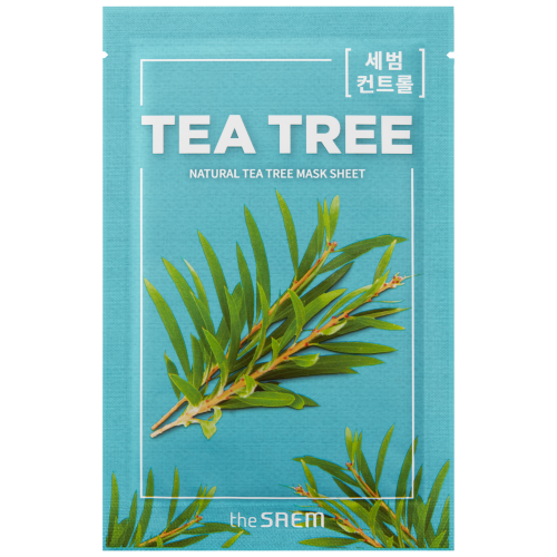 The Saem Natural Tea Tree Mask Sheet Mascarilla Árbol de Té 21 ml