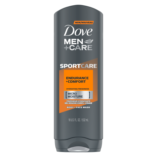 Dove Men+Care Sport Endurance 3-in-1 dusch, hår & ansikte 250ml 2