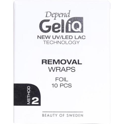 Depend Gel iQ Removal Wraps Foil 10 pcs