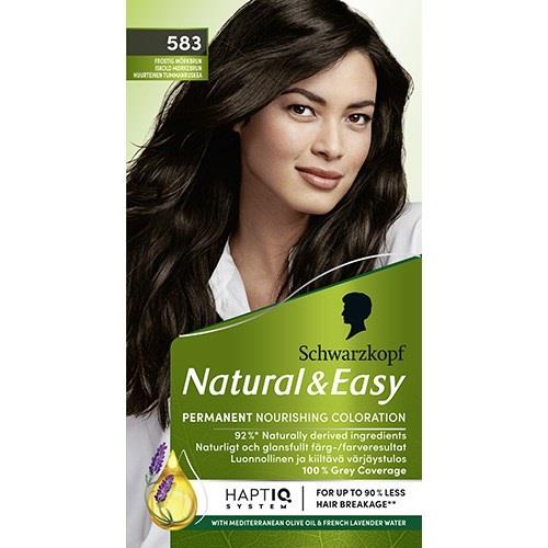 Schwarzkopf Natural & Easy Hair Color 583 Frostig Mörkbrun