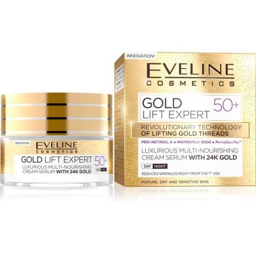 Eveline Cosmetics Gold Lift Expert Day And Night Cream 50+  50 ml